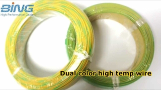High Temp Dual color wire 600V Silver Plated Copper